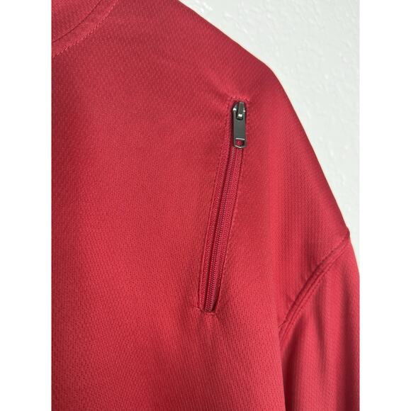 SCOTTeVEST XL Shirt Men Red Pullover TEC Performance Activewear Breathable Long - Picture 8 of 15